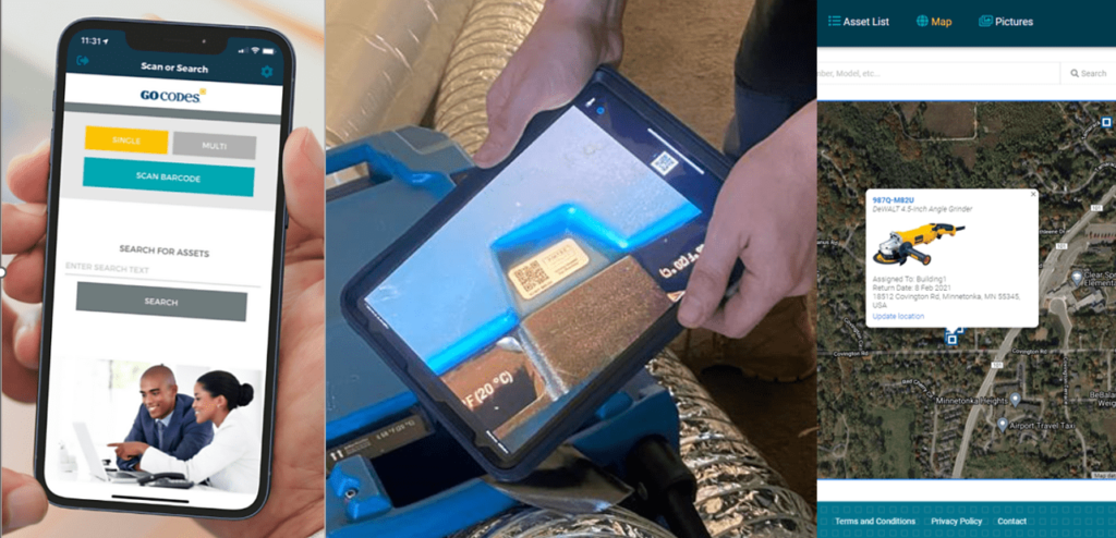 GoCodes Asset Tracking product screenshot