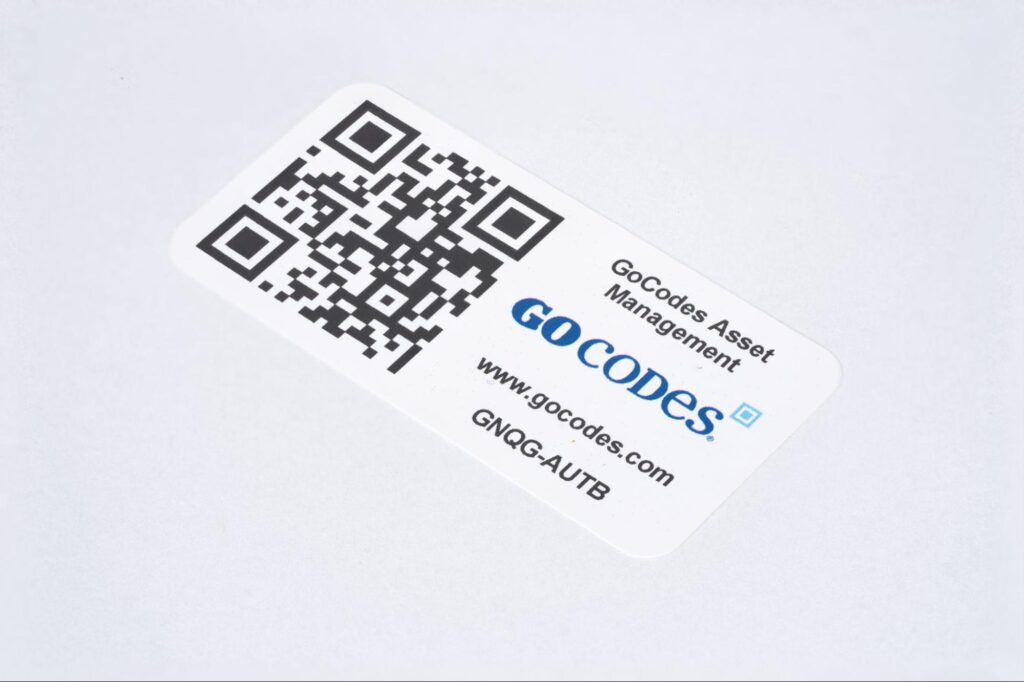 GoCodes Asset Tracking product screenshot