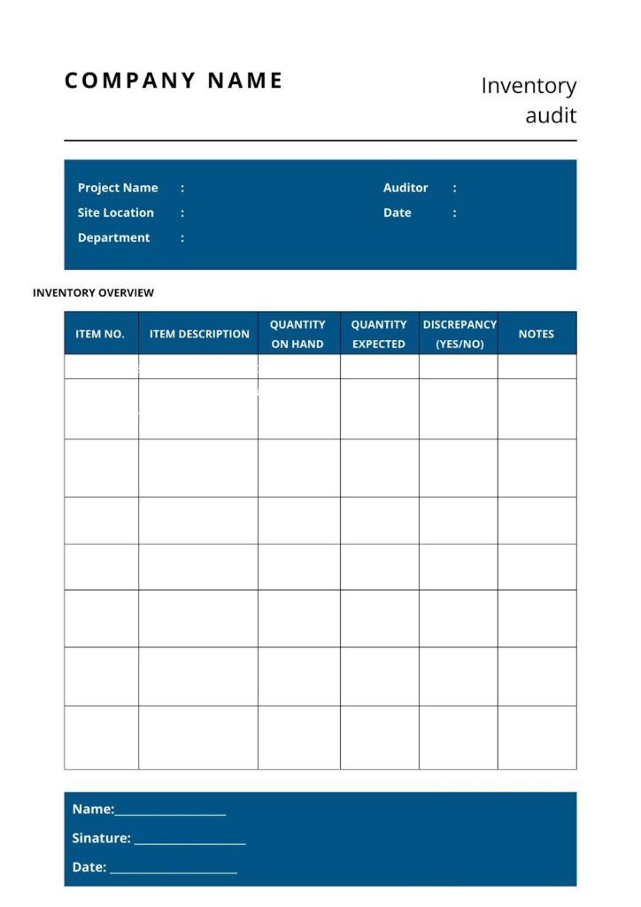 GoCodes Asset Tracking standardized audit template