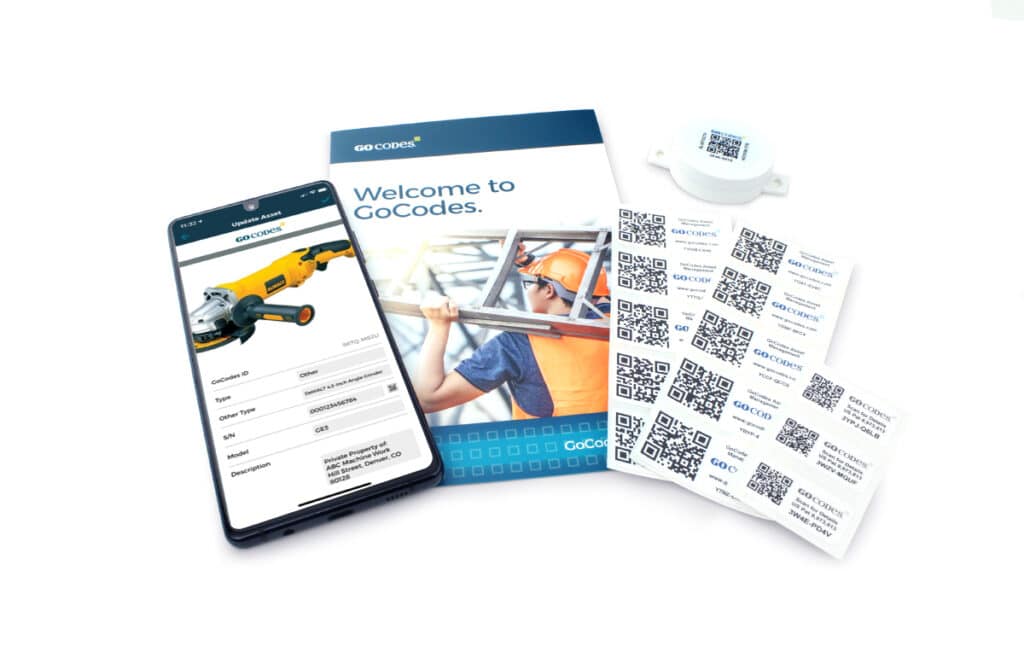 GoCodes Asset Tracking product screenshot