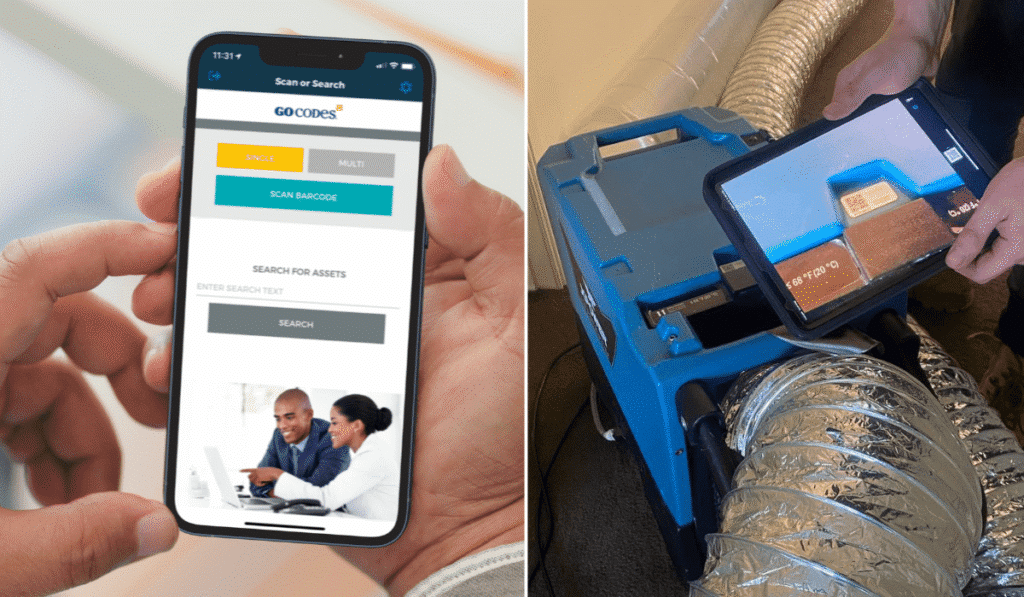 GoCodes Asset Tracking product screenshot