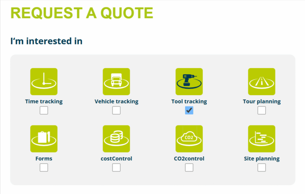 geoCapture dashboard