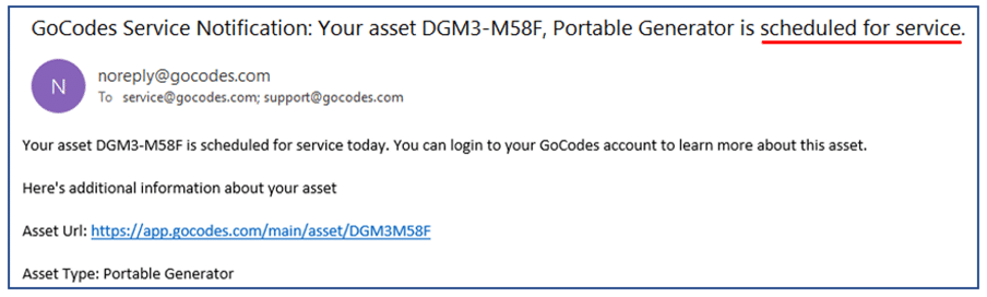 GoCodes Asset Tracking screenshot