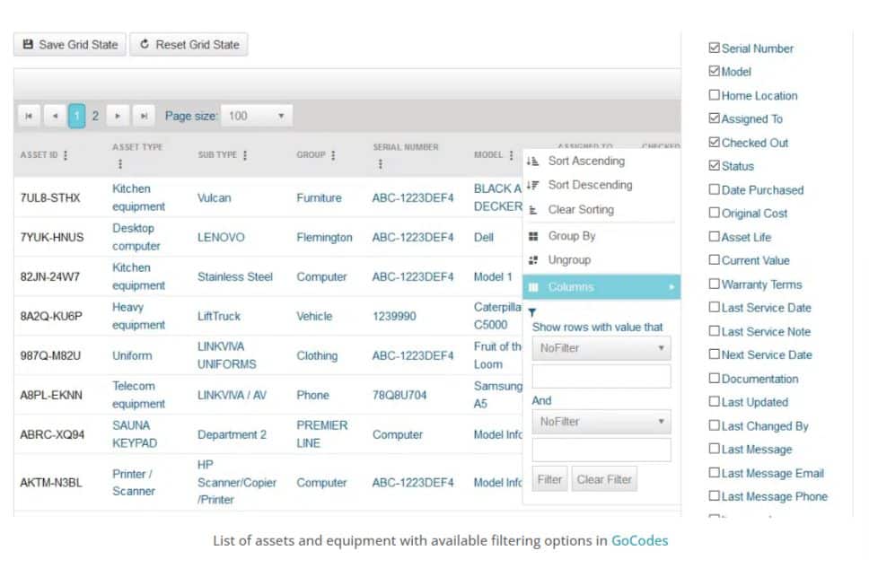 gocodes tool screenshot