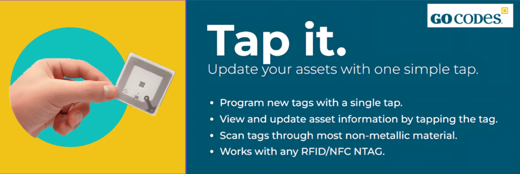 GoCodes Asset Tracking dashboard
