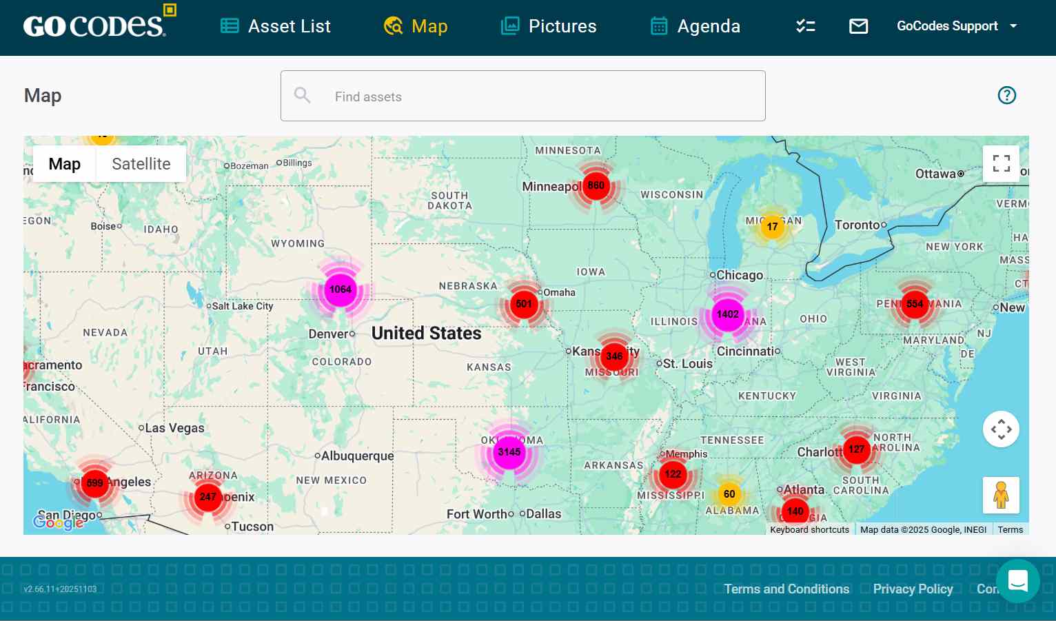 Computer Map View Lots of Assets 2